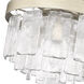 Ciara 3 Light 13 inch White Gold Flush Mount Ceiling Light